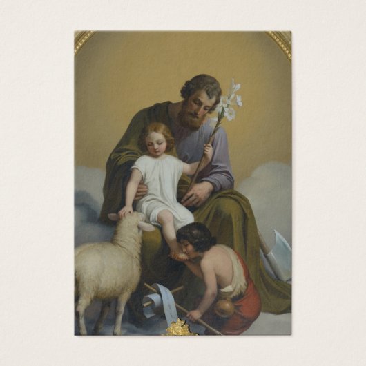 Katholiek Johannes de Doper Huwelijk Heilige Kaart (Voorkant)