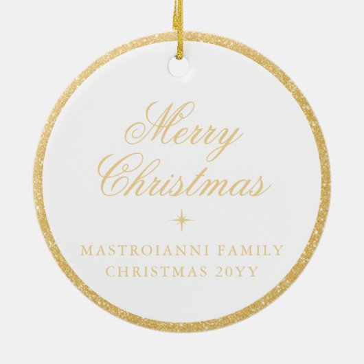 -katholiek kerstfeest keramisch ornament (Achterkant)