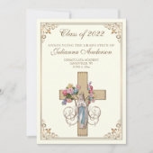 Katholiek Klassiek Elegant Religieuze Afstuderen I Kaart (Voorkant)