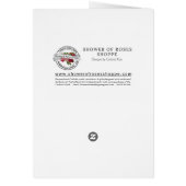 Katholiek Maagd Maria Religieus Gedicht Rozen (Achterkant)