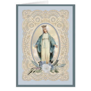 Katholiek Maagd Maria Religieus Gedicht Rozen