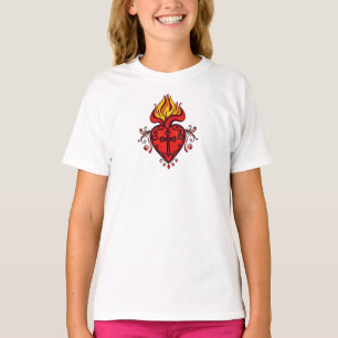 Katholiek Meisje Heilig Hart van Jezus T-shirt