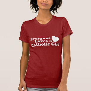 katholiek meisje t-shirt