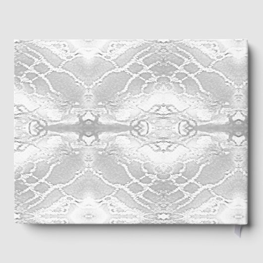 Katholiek nep-satijn gastenboek (Achterkant)