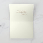 Katholiek Onbevlekt Hart Maagd Maria Floral Feestdagen Kaart (Binnen)