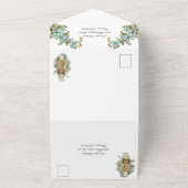 Katholiek Onbevlekt Hart Maria Bruiloft Uitnodigin All In One Uitnodiging (Buitenkant)