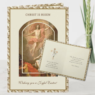 Katholiek Pasen Gebed Opstanding van Jezus Feestdagen Kaart