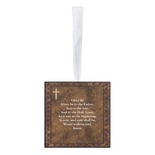 Katholiek Prayer Cube Ornament Gepersonaliseerd Ru (Rechts)