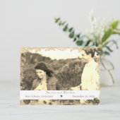 Katholiek  Rozen Flat Save the Date Kaart (Staand voorkant)