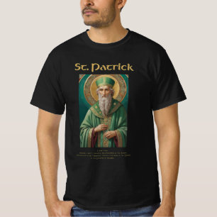 Katholiek Saint Patrick Icon T-shirt