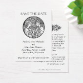 Katholiek Save the Date Trouwkaarten Visitekaartje (Bureau)