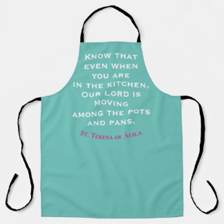 Katholiek Schort Saint Quote