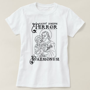 Katholiek Shirt St Joseph Terror of Demons