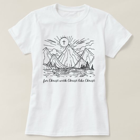 Katholiek Shirt voor Christus met Christus als Chr (Design voorkant)