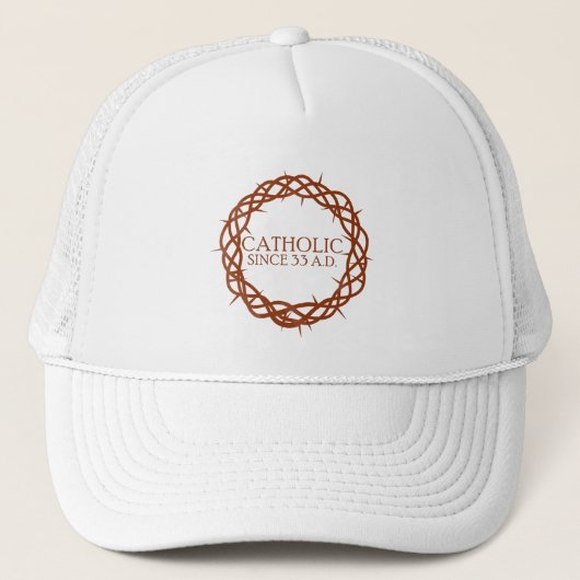 Katholiek sinds 33 D. Trucker Pet (Voorkant)