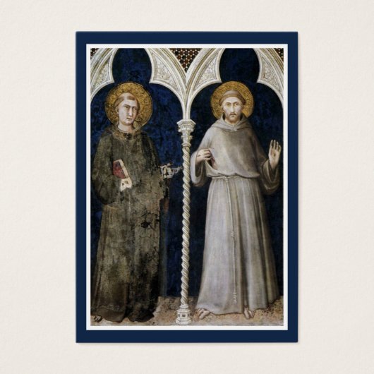 Katholiek Sint Antonius Sint Franciscus Zalig Gebe Visitekaartje (Voorkant)
