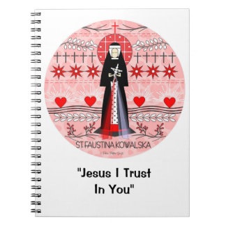 Katholiek Sint-Notitieboek: St. Faustina Kowalska Notitieboek