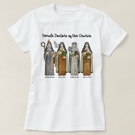 Katholiek Sint-Vrouw - Kerkartsen T-shirt (Design voorkant)