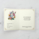 Katholiek Spiritueel Boeketgebed Rozenkrans Feestdagen Kaart (Binnen)