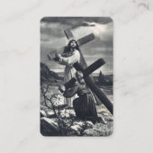 Katholiek verlies Jezus begrafenis gebed sympathie Visitekaartje (Voorkant)