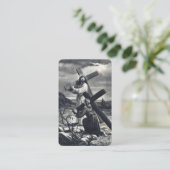 Katholiek verlies Jezus begrafenis gebed sympathie Visitekaartje (Staand voorkant)