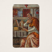 Katholiek verlies St Augustine Gebed Sympathie Kaa Visitekaartjes (Voorkant)