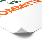 Katholiek Versus Commissies Poster (Hoek)