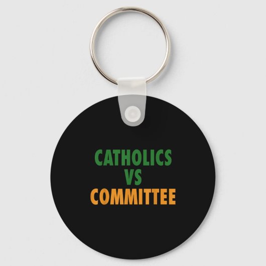 Katholiek Versus Commissies Sleutelhanger (Voorkant)