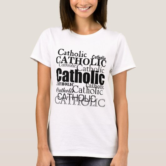 katholiek woord t-shirt (Voorkant)