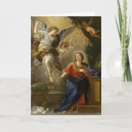 Katholieke aankondiging van de Maagd Maria-Manuscr