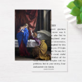 Katholieke aankondiging van Mary Memorare Prayer (Bureau)