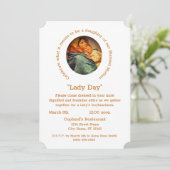 Katholieke aanpasbare uitnodiging  (Staand voorkant)