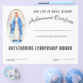 Katholieke Achievement Award Schoolcertificaat Flyer (Enkel)