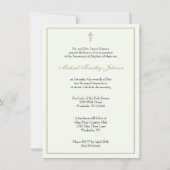 Katholieke  Baby Doop Doopbloemen Kaart (Achterkant)