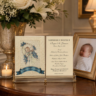 Katholieke baby doop herinnering Heilige kaart Visitekaartje