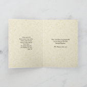 Katholieke Baby doop Religieus Kaart (Binnen)