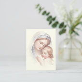 Katholieke Baby Doopherdenking Heilige Kaart (Staand voorkant)