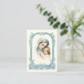 Katholieke Baby Doopherdenking Heilige Kaart (Staand voorkant)