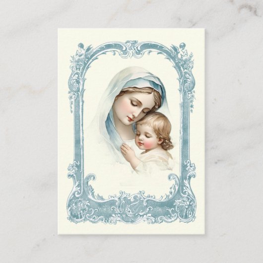 Katholieke Baby Doopherdenking Heilige Kaart (Voorkant)