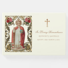 Katholieke Baby van Praag Memorial Jesus Funeral Gastenboek