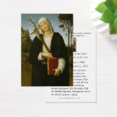Katholieke Begrafenis Catharina van Siena Visitekaartje (Bureau)