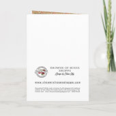 Katholieke begrafenis Dank u Jezus Prayer Kaart (Achterkant)