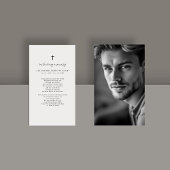 Katholieke Begrafenis Foto Gebed Kaart