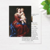 Katholieke begrafenis gebed Maria Rozenkrans Visitekaartje (Bureau)