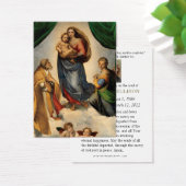 Katholieke begrafenis gebed Mary Angels Visitekaartje (Bureau)