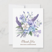 Katholieke begrafenis gedenkteken Bloemenkruis Bedankkaart (Voorkant)