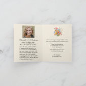 Katholieke Begrafenis Gezegende Maria Dank u Notitiekaartje (Binnen)