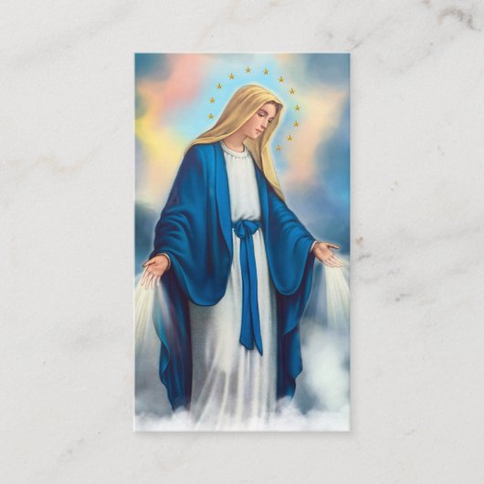 Katholieke Begrafenis Heilig Gebed Kaart Visitekaartje (Voorkant)