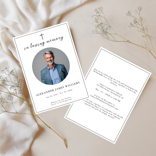 Katholieke begrafenis in liefdevolle herinnering F Kaart