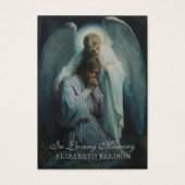 Katholieke Begrafenis Jezus met Engel Visitekaartje (Voorkant)